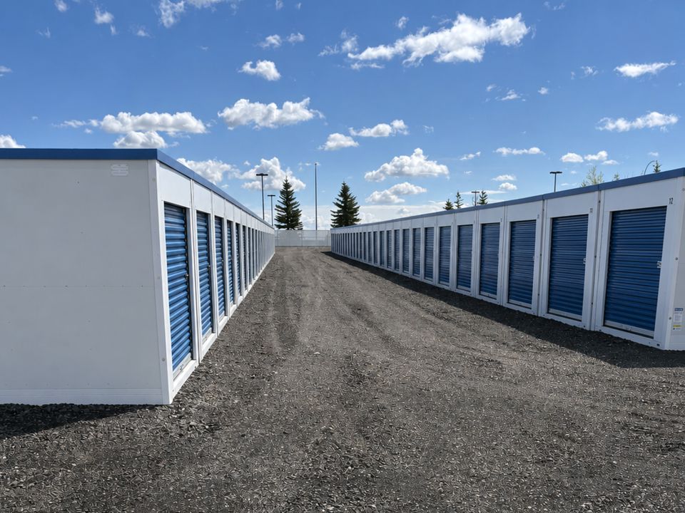 Storage Unit Inside Storage Yard